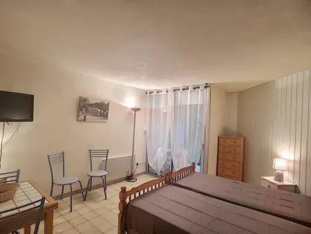 Charmant appartement avec terrasse, parking gratuit et animaux acceptés, proche des thermes à Lamalou - Photo 1