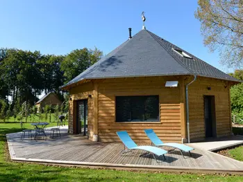 Gite à Houdetot,Gîte Octogonal en Bois avec Jardin Près de la Mer, Confort Moderne et Charme Naturel FR-1-441-212 N°832981