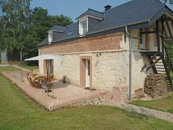 Agriturismo a Bréauté,Charmante Maison Normande, 3 Chambres, Jardin et Terrasse, Proche de Bolbec FR-1-441-225 N°832987