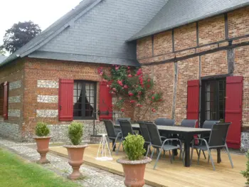 Gîte in Bois Héroult,Gîte de charme avec cheminée, terrasse et jardin près de Rouen, idéal pour familles et amis FR-1-441-279 N°833018