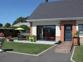 Gite à Octeville sur Mer,Maison de plain-pied avec piscine privative, jardin clos, proche d'Étretat et Honfleur FR-1-441-312 N°833040