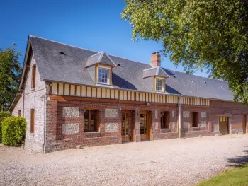 Gite à Saint Vaast Dieppedalle,Maison de charme à la ferme, proche plage, grand jardin, animaux bienvenus, équipements complets FR-1-441-344 N°833057