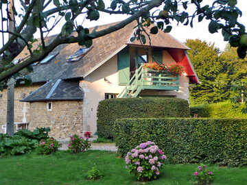 Location Cottage in Villainville,Gîte normand à 6 km d'Étretat, jardin clos, terrasse, accueil vélos et motos, activités nautiques FR-1-441-360 N°833067