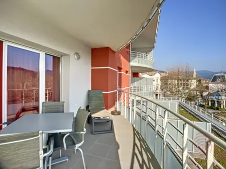 Appartement F2 climatisé avec parking, Wi-Fi, animaux acceptés, proche centre et Thermes - Photo 11