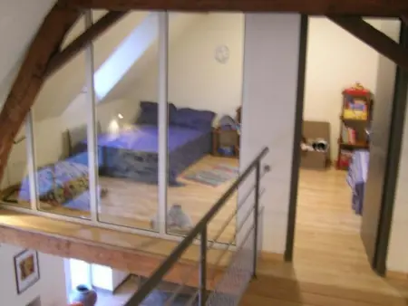 Gîte rustique et contemporain avec piscine privée, wifi, animaux admis - Photo 8