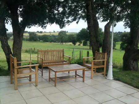 Gîte rustique et contemporain avec piscine privée, wifi, animaux admis - Photo 16