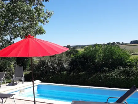 Gîte rustique et contemporain avec piscine privée, wifi, animaux admis - Photo 22
