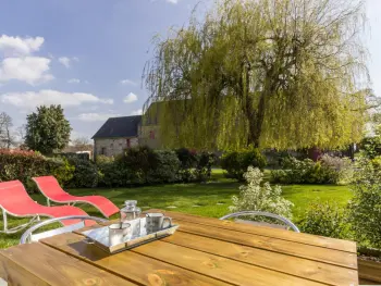 Gite à Muneville sur Mer,Maison de charme en pleine verdure avec jardin privatif et équipements pour un séjour relaxant FR-1-362-555 N°833434