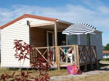 Gite à Orist,Mobil-home équipé avec piscine, tennis et balades nature à Orist FR-1-360-449 N°833452