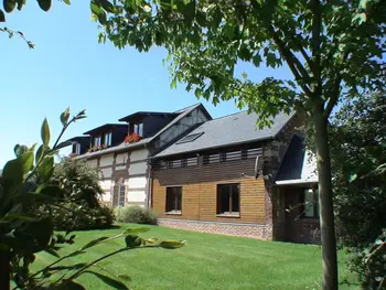 Casa rural en Quincampoix,Maison en bois proche Rouen, jardin privatif, vélos gratuits, parking fermé, Wi-Fi inclus FR-1-441-501 N°833465