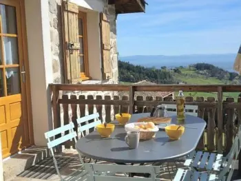 Gite à Saint Bonnet le Courreau,Gîte rénové avec cheminée et jardin à 15 km des pistes de ski FR-1-496-9 N°833515