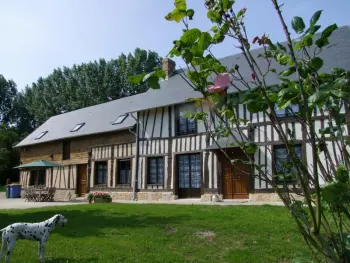 Cottage in Saint Paër,Maison de charme écolo avec animaux, jardin clos et terrasse près de la nature FR-1-441-586 N°833673