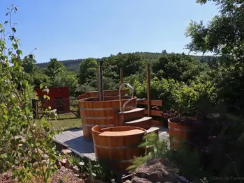 Orne, Gîte in La Lande de Goult, Maison isolée avec spa nordique, piscine et jardin privatif au cœur de la nature FR-1-497-116 N°833715