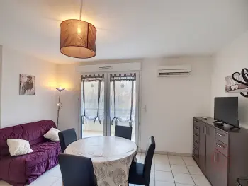 Wohnung in Lamalou les Bains,Appartement F3 climatisé avec terrasse, parking privé et accès WiFi, proche des thermes et du centre-ville FR-1-451-133 N°887061