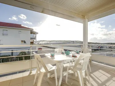 Appartement à Biscarrosse Plage, Bel appartement T3 à 50m de la plage, balcon, parking, pour 4 - L887082