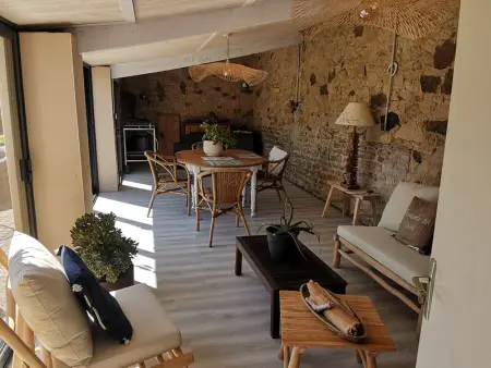 Maison en pierres avec jardin, 7 km des plages, 6 pers, 3 chambres - Le Bernard - Photo 6