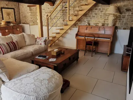 Maison en pierres avec jardin, 7 km des plages, 6 pers, 3 chambres - Le Bernard - Photo 14