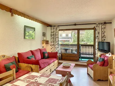 Appartement à Combloux, Charmant 2 pièces au centre de Combloux avec balcon, parking et proche ski bus - L887206