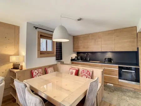 Appartement 4P avec terrasse et vue Mont Blanc, Appartement 6 personnes à Combloux - Photo 4