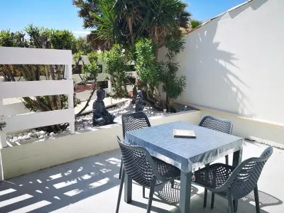 Appartamento a Cap d'Agde naturisme, Appartement climatisé avec piscine, terrasse et parking - Proche plage, parfait pour couples - L887268