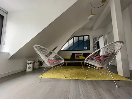 Duplex de standing en centre-ville avec parking, proche port et plage - Photo 6