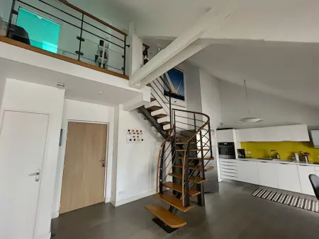 Duplex de standing en centre-ville avec parking, proche port et plage - Photo 13