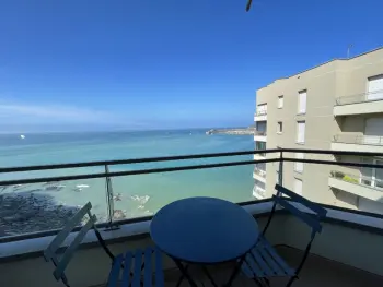 Appartement à Granville,Charmant T2 en front de mer, 4 pers., ascenseur, garage, Wi-Fi FR-1-361-383 N°887338