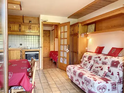 Appartement à Combloux, Studio cosy pour 3 avec terrasse, parking et casier à ski à Combloux - L887364