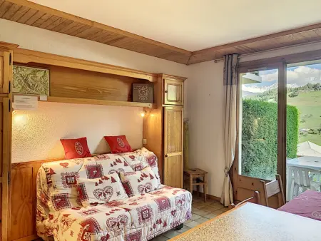 Studio cosy pour 3 avec terrasse, parking et casier à ski à Combloux - Photo 6