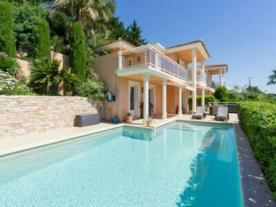 Sublime villa avec vue mer exceptionnelle et piscine privée, Villa 6 personnes à Mandelieu la Napoule FR-1-643-14