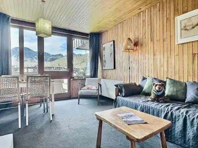 Appartement à Tignes, 2 pièces, 4 pers, proche pistes/commerces, balcon, animaux acceptés - L963802