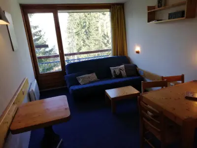 Appartement à Les Arcs 1800, Studio skis aux pieds, proche commerces, balcon, 5 personnes, animaux acceptés, Arc 1800 - L953429