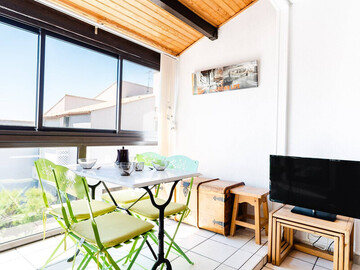 Location Apartment in Narbonne Narbonne Plage Narbonne Plage,Appartement T2 Cabine - Front de Mer, Parking Privé, 4 Couchages, Narbonne FR-1-409-6 N°887966