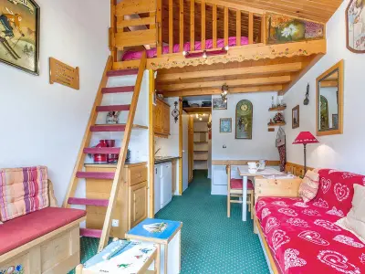 Appartement à Méribel, Appartement 1 ch. confortable avec balcon et casier à skis à Méribel - L887976