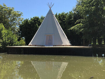 Location Appartement in Maulde,Évasion Nature: Tipi sur Pilotis avec Étang, Barque et Pétanque à Maulde, Frontière Belge FR-1-510-148 N°838427