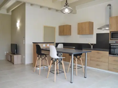 Gîte Moderne avec Piscine Couverte Partagée à Chalain-le-Comtal - Photo 4