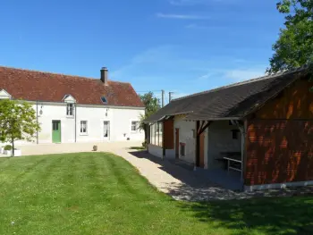 Gite à Vicq sur Nahon,Gîte familial 12 pers. proche Valençay, ZooParc de Beauval et Châteaux de la Loire, parc arboré et jeux FR-1-591-113 N°838717