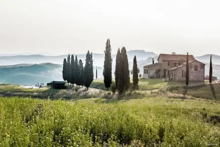 Angel, Ferme traditionnelle à Asciano avec piscine - Photo 11