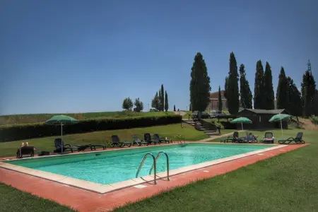 Capanna, Ferme paisible à Asciano avec piscine - Photo 1