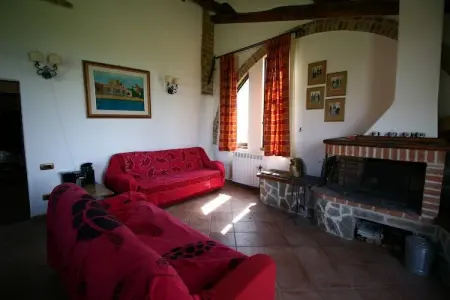 Capanna, Ferme paisible à Asciano avec piscine - Photo 2