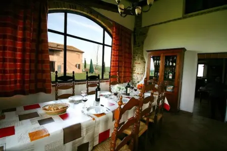 Capanna, Ferme paisible à Asciano avec piscine - Photo 3