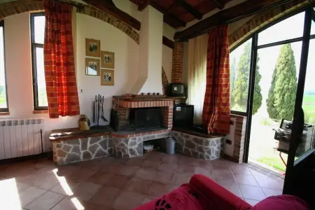 Capanna, Ferme paisible à Asciano avec piscine - Photo 12