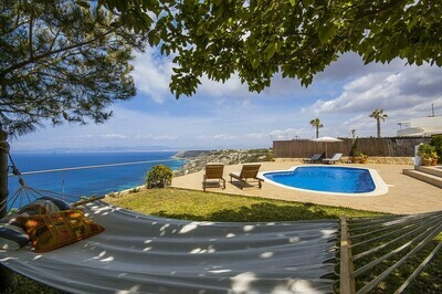 Villa con vista al mar y piscina privada, Villa 8 personnes à Cala Blava 400498