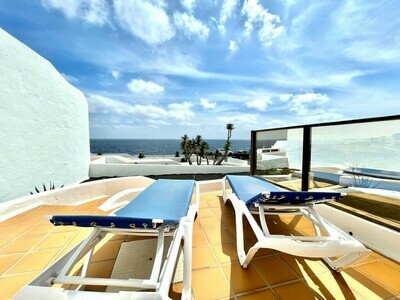 Bungalow,vista al Mar,FreeWiFi,terraza,playa cerca, Appartement 2 personnes à Charco Del Palo 858824