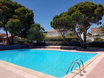 Location Villa à Narbonne Narbonne Plage Narbonne Plage,HM13 : Pavillon 3 pièces climatisé mezzanine avec piscine 4 couchages - N°839450