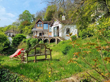 Location Cottage in La Roche Guyon,Gîte rénové avec jardin, terrasse et WIFI, proche de Giverny FR-1-649-8 N°839561