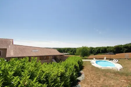 Le Triangle, Maison à Roussines avec Piscine Privée - Photo 6