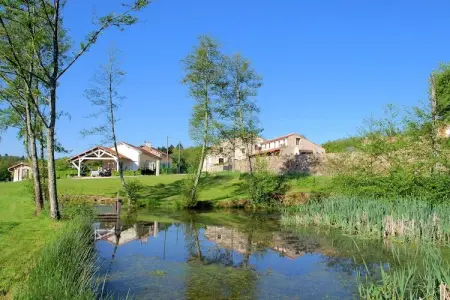 Le Triangle, Maison à Roussines avec Piscine Privée - Photo 21