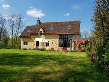 Gîte in Le Pin la Garenne,Maison Percheronne Indépendante avec Étang, Jardin et Dépendance, Proche Bellême FR-1-497-158 N°839637