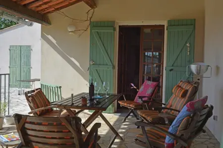 Le Chêne, Villa simpliste à Barjac avec piscine - Photo 19